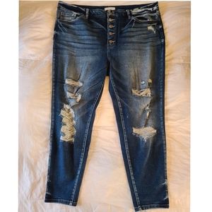 KanCan ankle skinny jeans